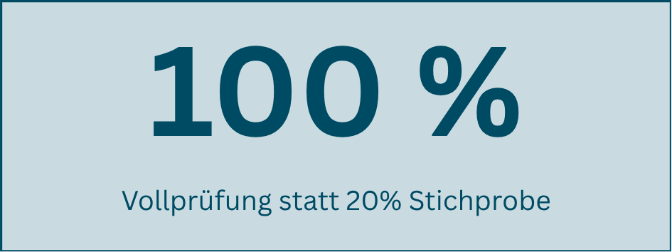 100% Vollprüfung